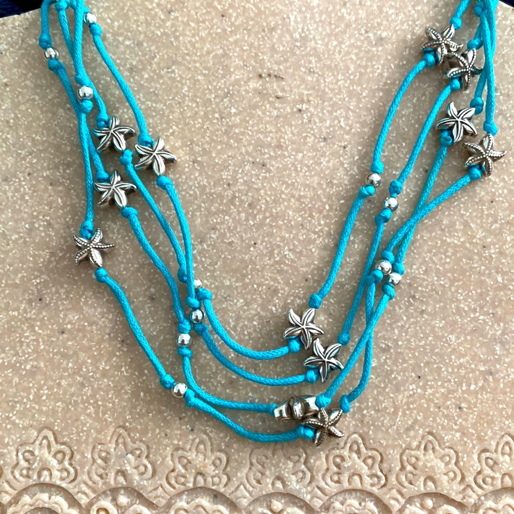 Brighton Under The Sea Starfish Long Necklace!  NWOT!